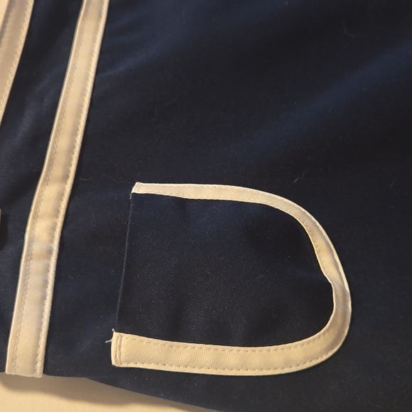 Izod Golf Navy Skirt with White Accent Trim - Picture 5 of 11